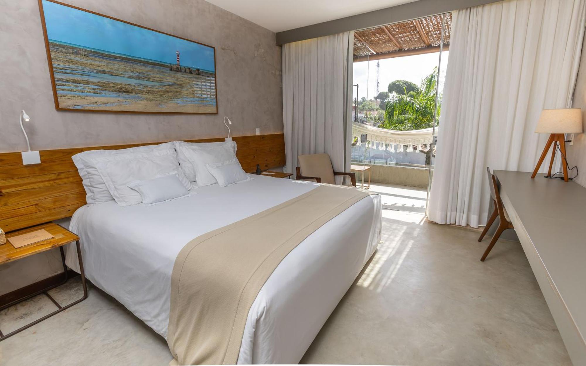 Suite Balcony King-size bed Sea Side View Bromélia
